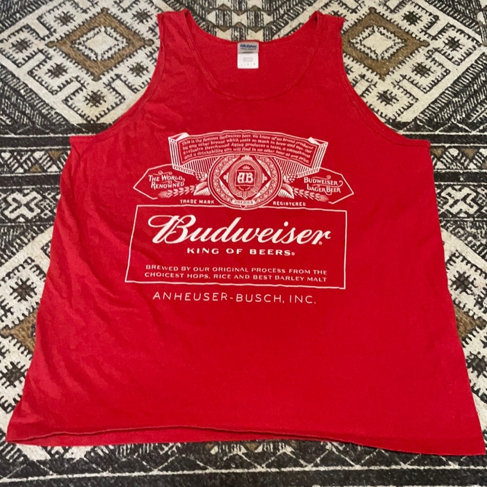 Vintage Budweiser Beer T-Shirt Anheuser-Busch 90s Alcohol Promo Graphic Tee
